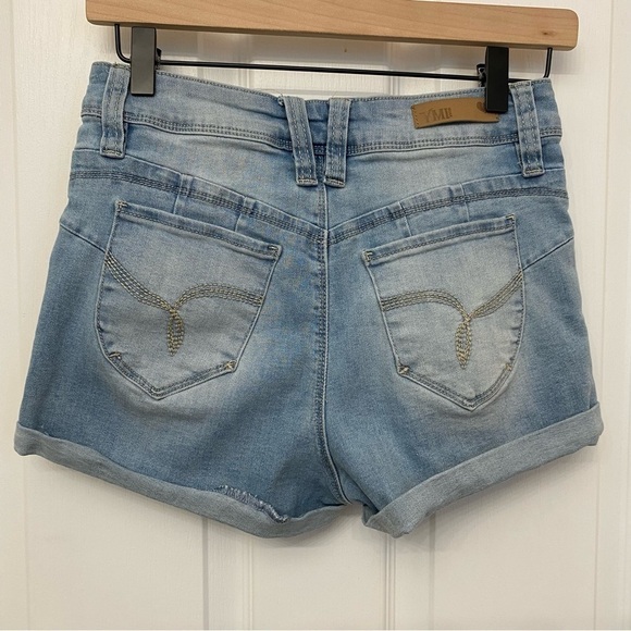 YMI High Rise Jean Shorts Button Fly Size 3 - Picture 5 of 15
